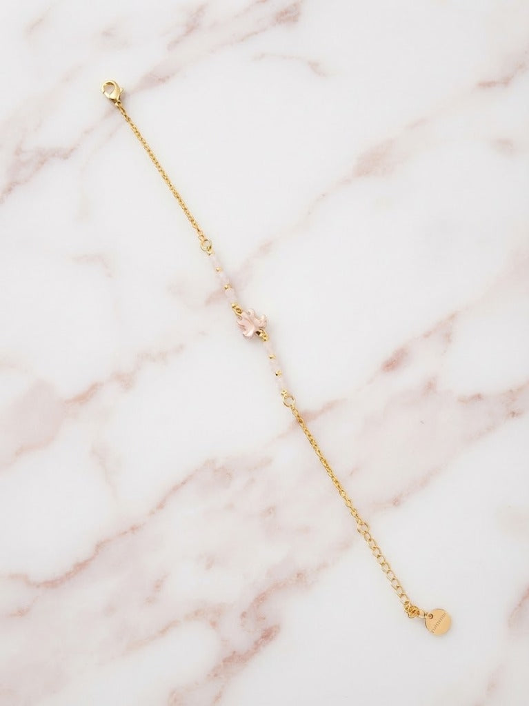 Bracelet Rose Nénuphar